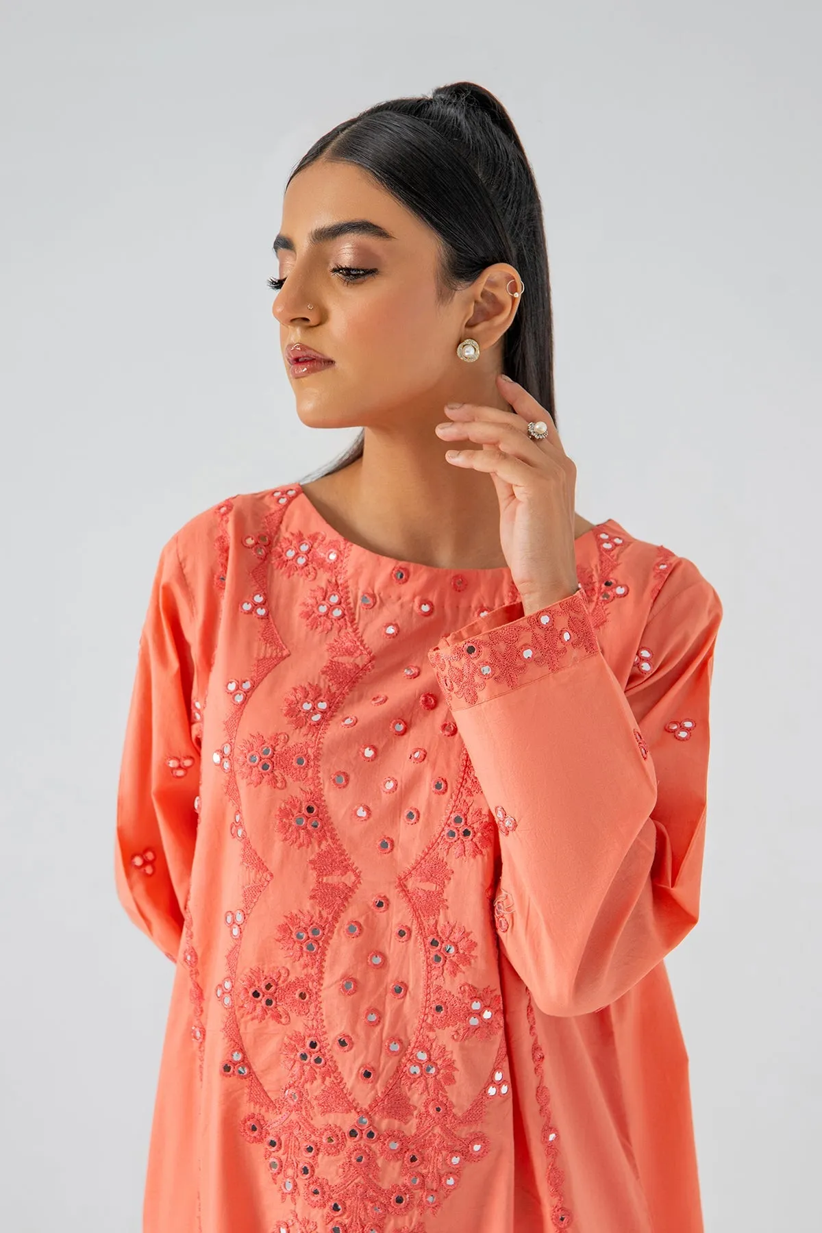 2-Pc Embroidery Shirt with Shalwar CNP-3-07