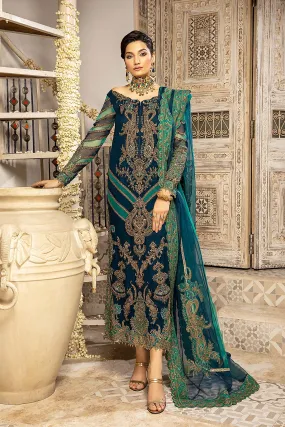 3-Pc Charizma Unstitched Formal Chiffon Collection DJ22-03