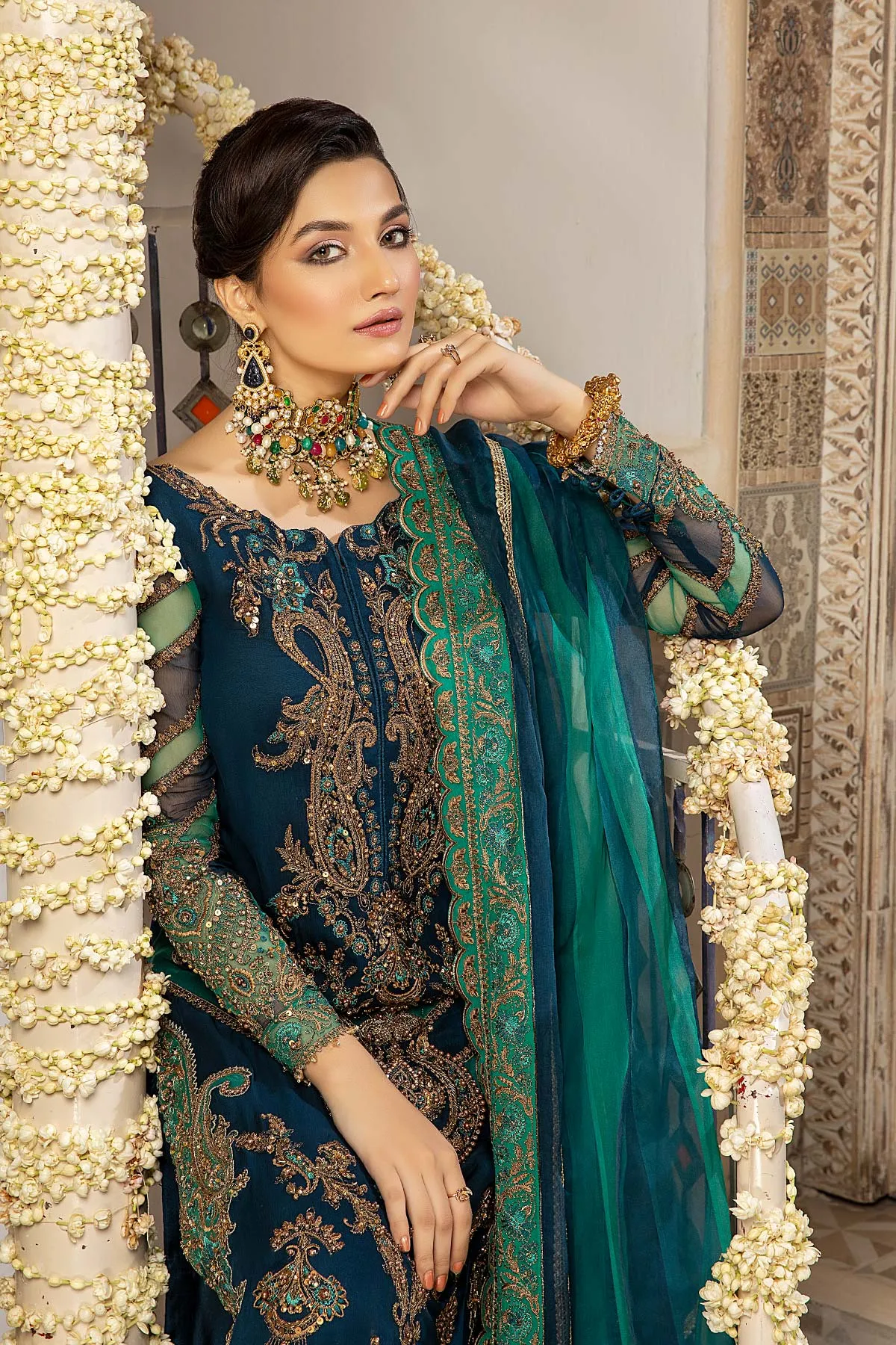 3-Pc Charizma Unstitched Formal Chiffon Collection DJ22-03