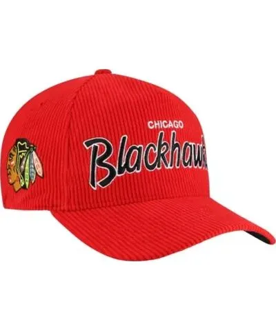 '47 Men's NHL Chicago Blackhawks Crosstown Corduroy Hitch Adjustable Hat