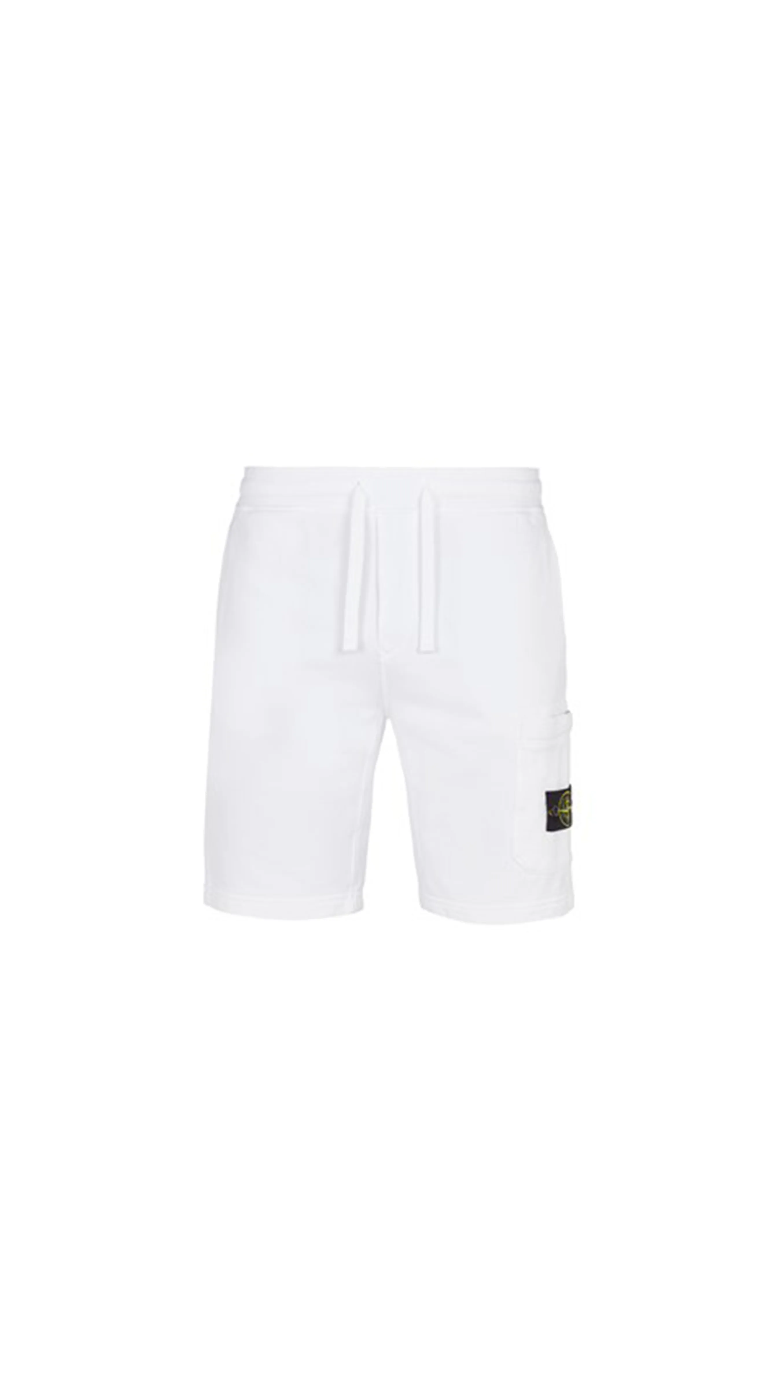 64651 Regular Fit Cargo Bermuda Shorts - White