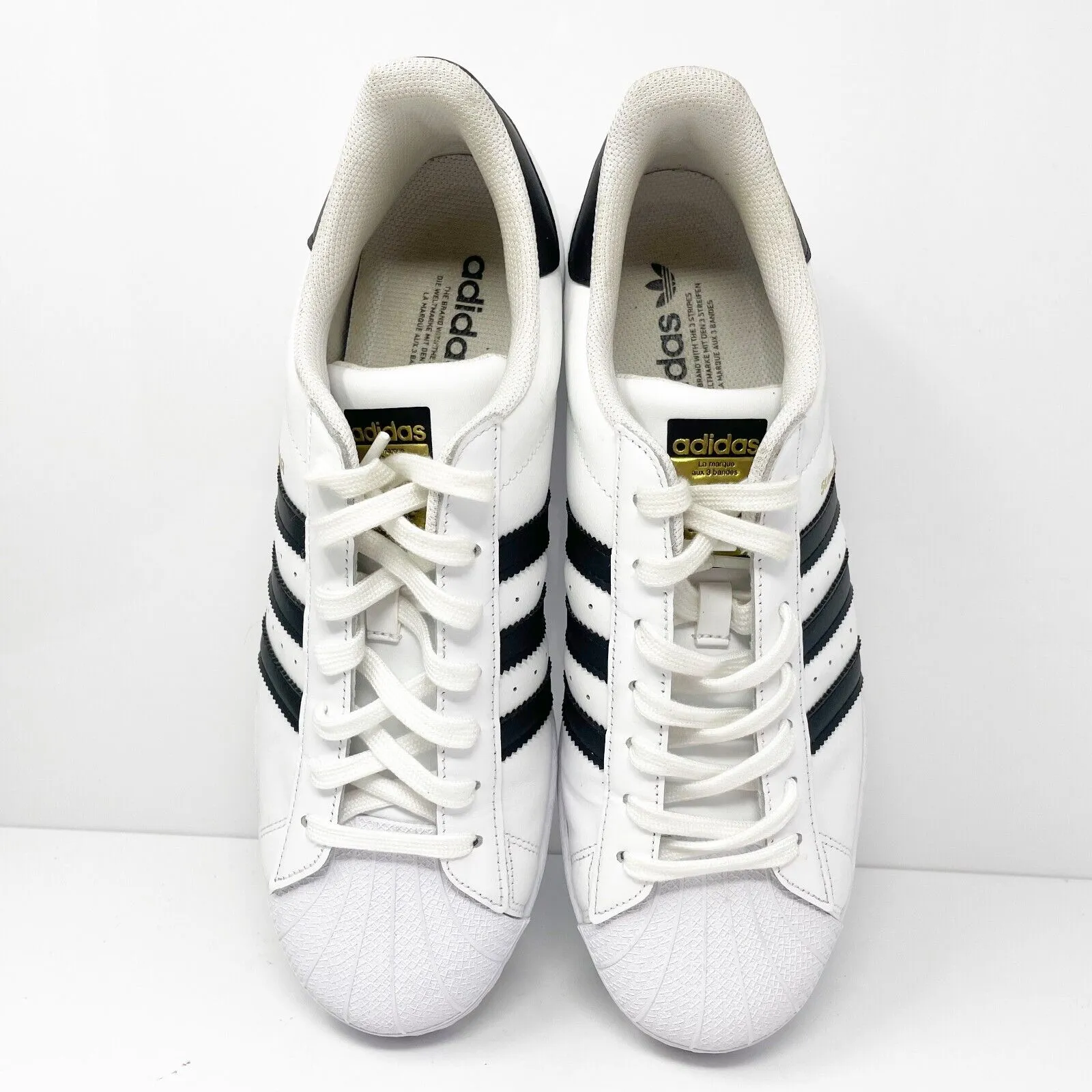 Adidas Mens Superstar EG4958 White Casual Shoes Sneakers Size 10.5