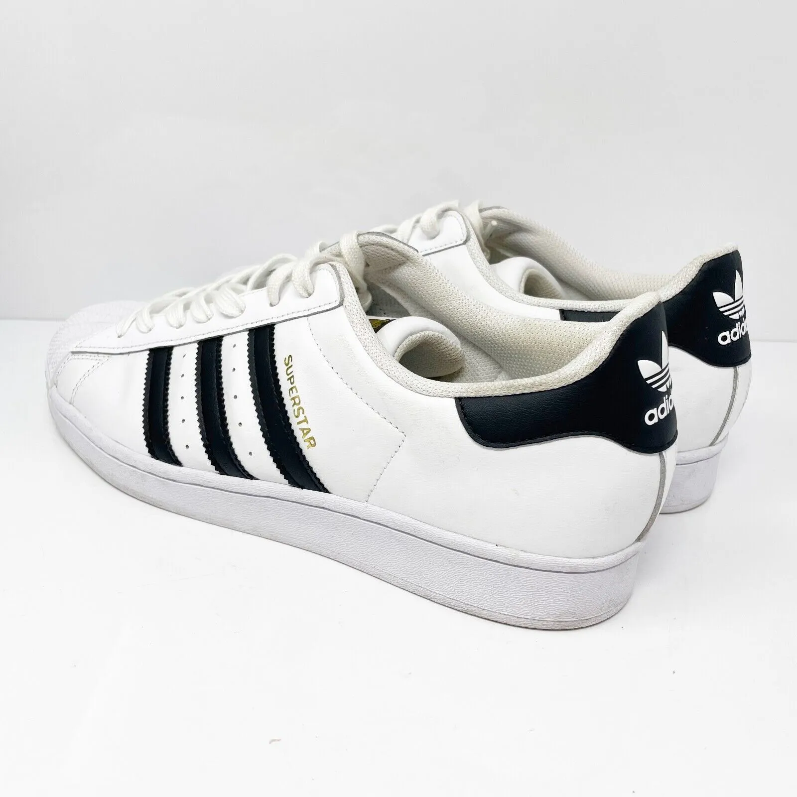 Adidas Mens Superstar EG4958 White Casual Shoes Sneakers Size 10.5