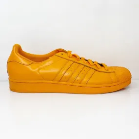 Adidas Mens Superstar S83394 Yellow Casual Shoes Sneakers Size 14