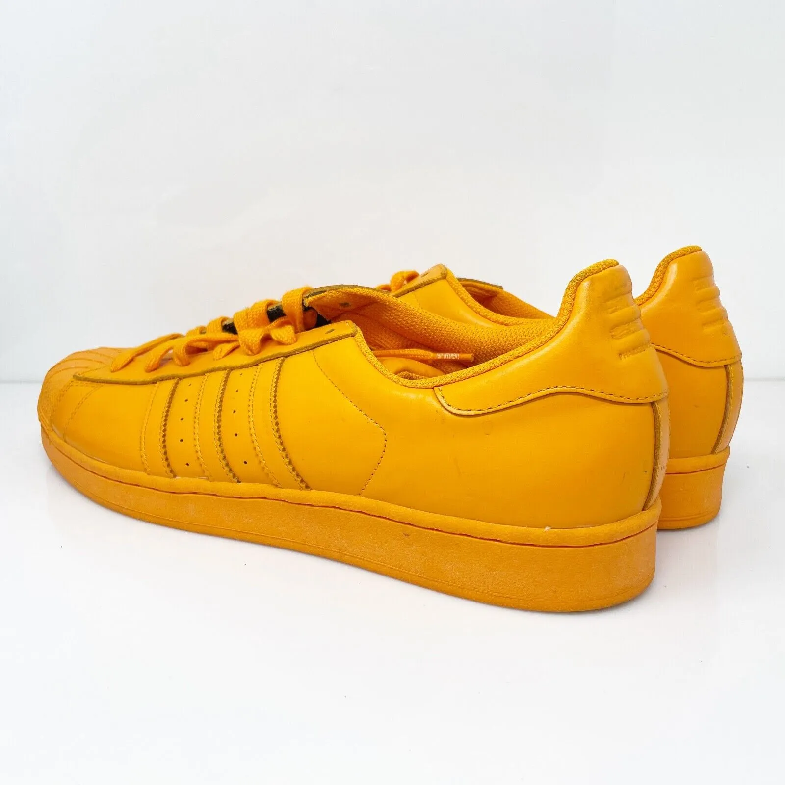 Adidas Mens Superstar S83394 Yellow Casual Shoes Sneakers Size 14