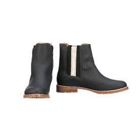 All-Weather Ladies Garden Boot :: Navy + Black