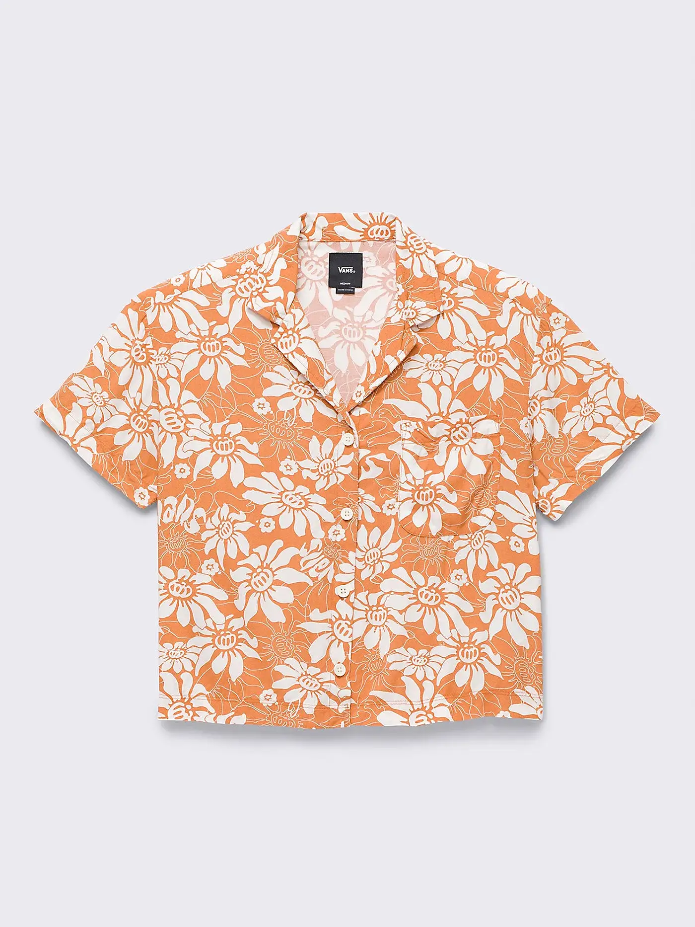 Amstone Short Sleeve Buttondown Shirt (Girls 7-14)