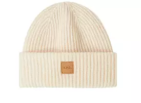 A.P.C. Michele Knit Cap in White