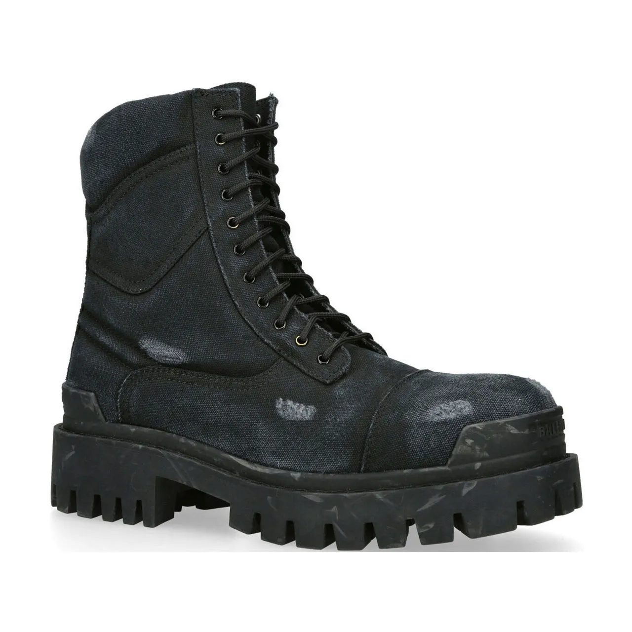 BALENCIAGA Combat Strike Boots - Black