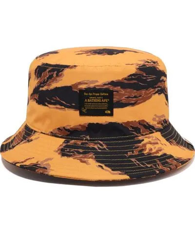 BAPE Tiger Camo Bucket Hat Mens