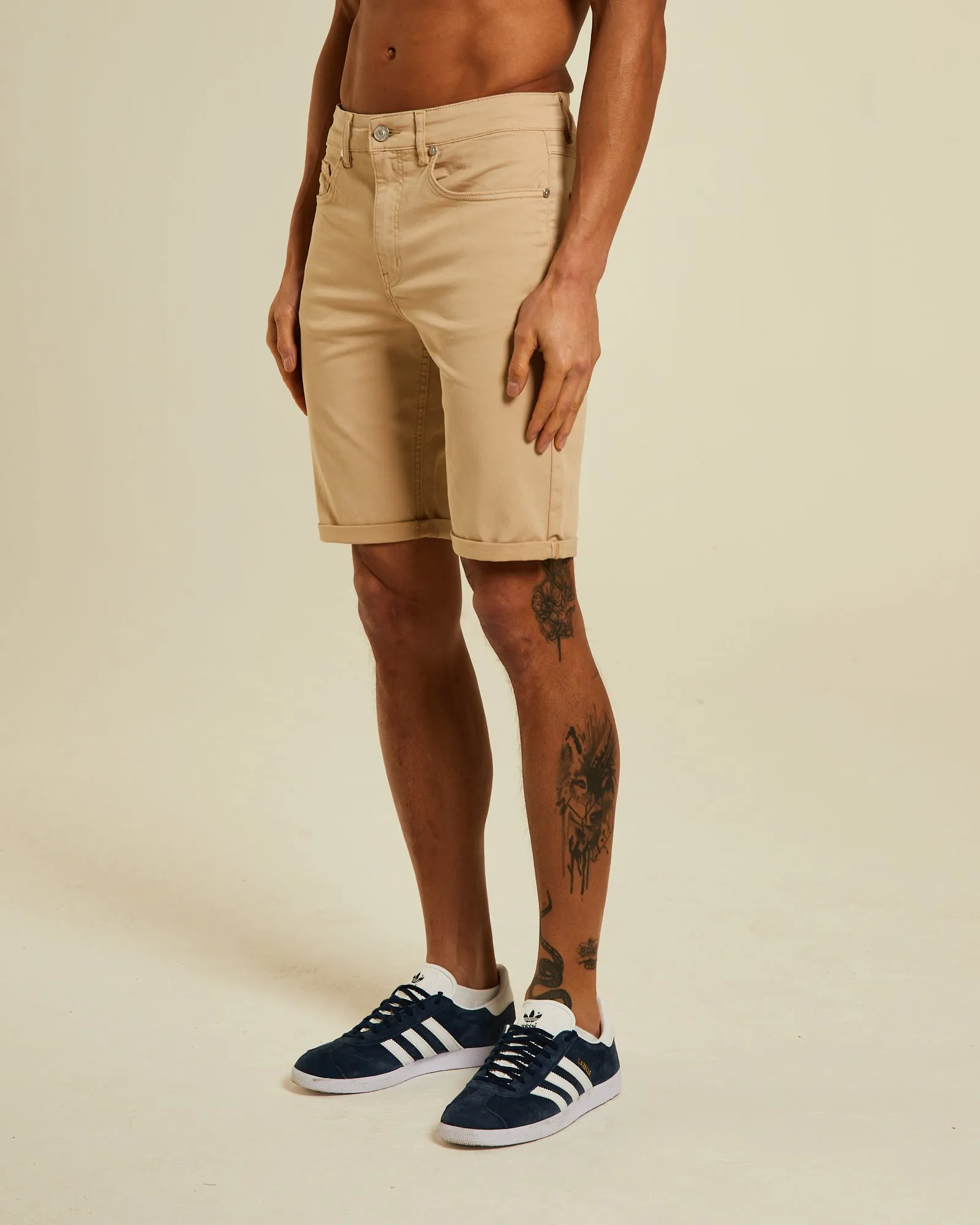 Beck 5 Pocket Short Almond Shell