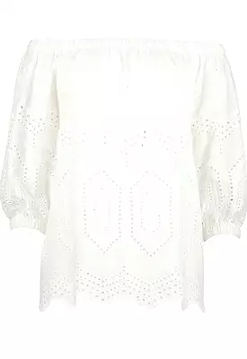 Bishop & Young - Summer Fling Top Blanc