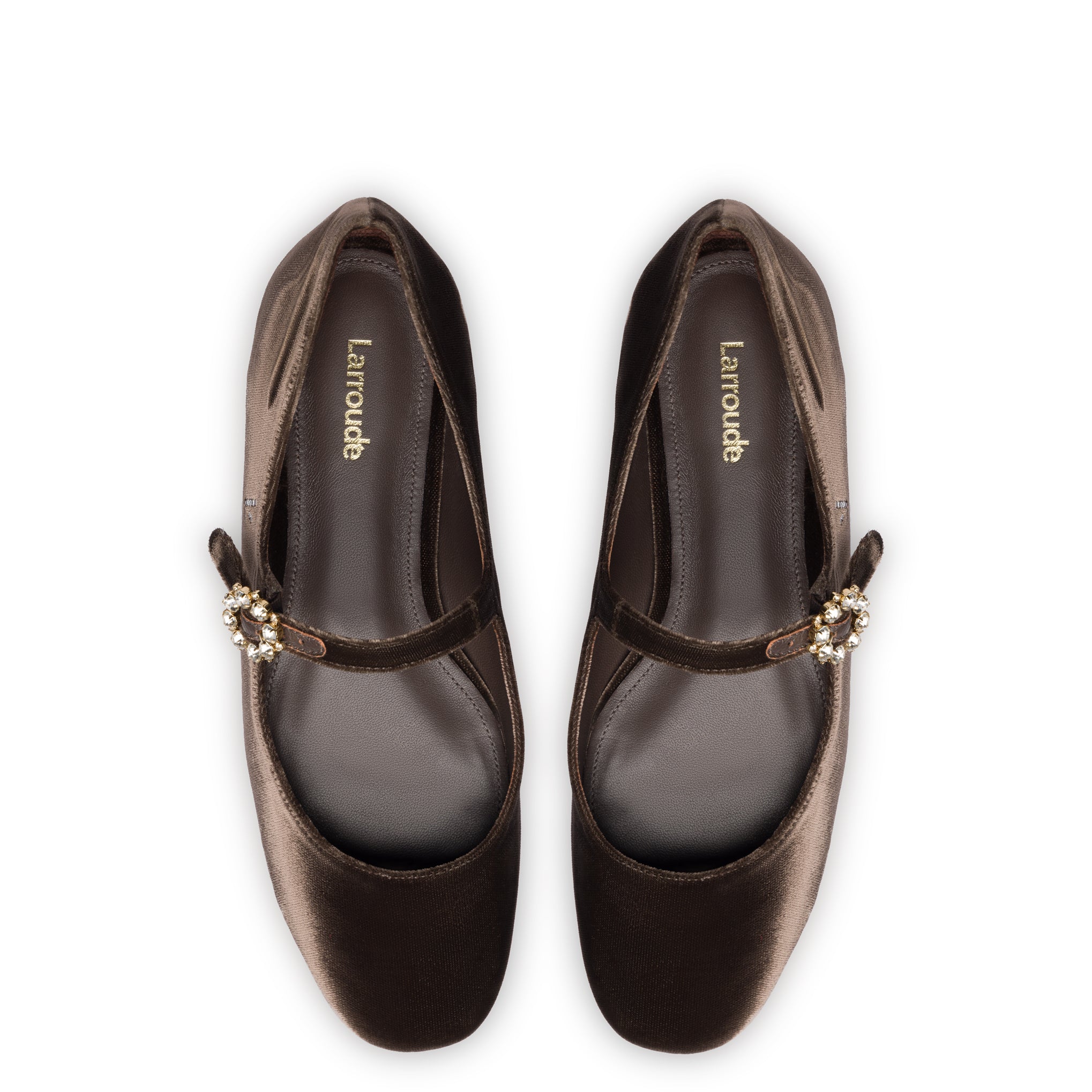 Blair Ballet Flat In Expresso Velvet