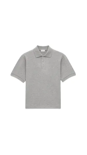 Cassandre Polo Shirt In Piqué - Grey