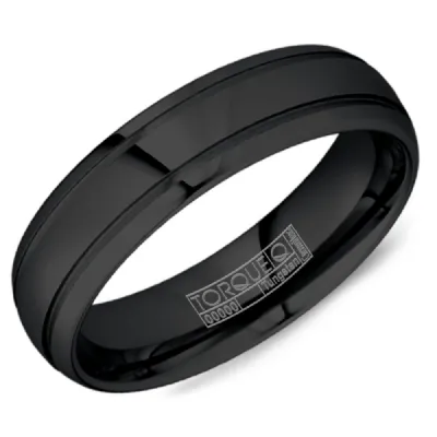 Crown Ring Tungsten Carbide -  Men's Wedding Band TU-0514