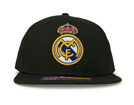 Fan Ink Real Madrid Snapback Hat Black/Gold