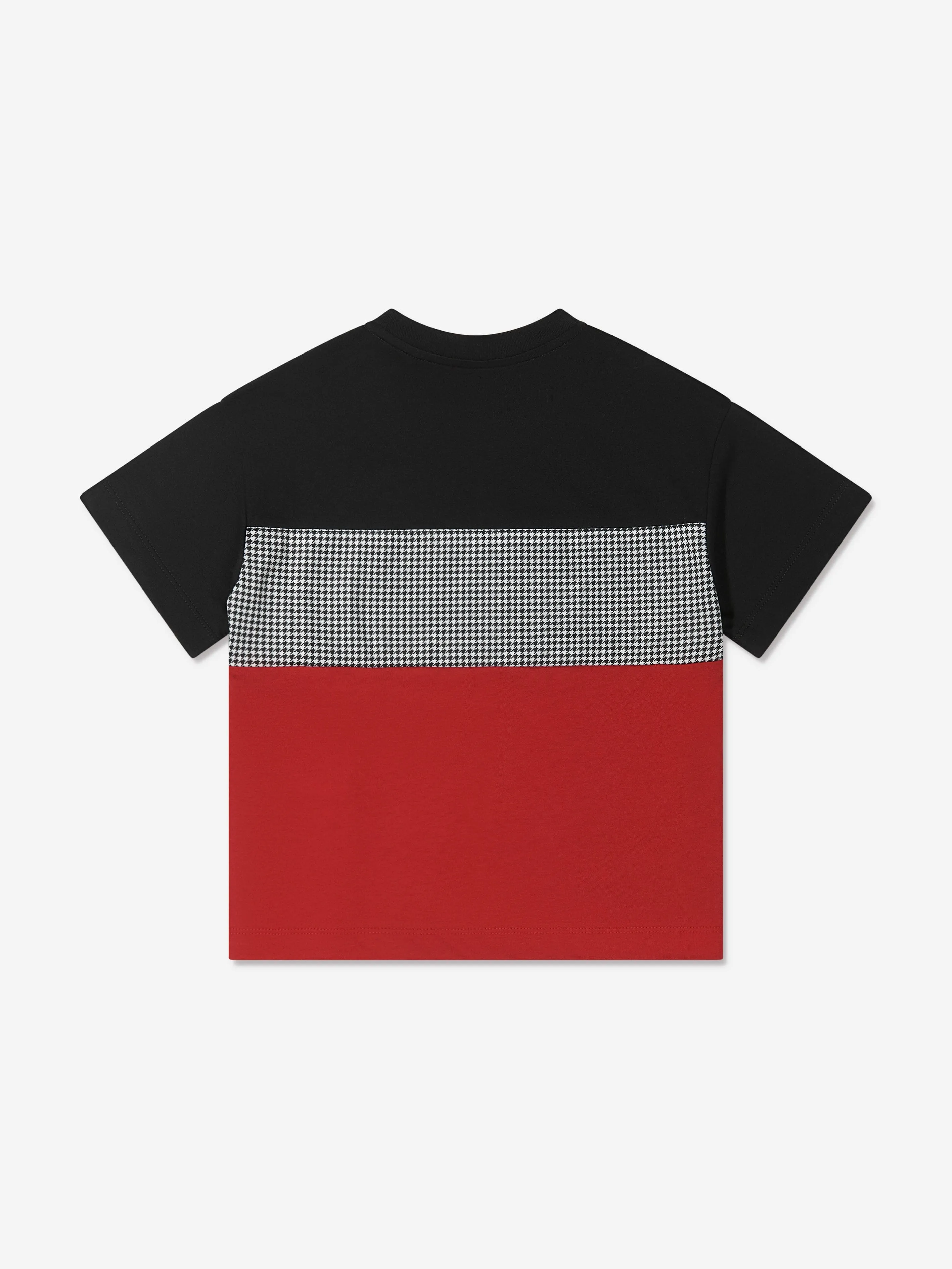 Fendi Kids - Boys Colour Block Dogtooth T-Shirt | Childsplay Clothing