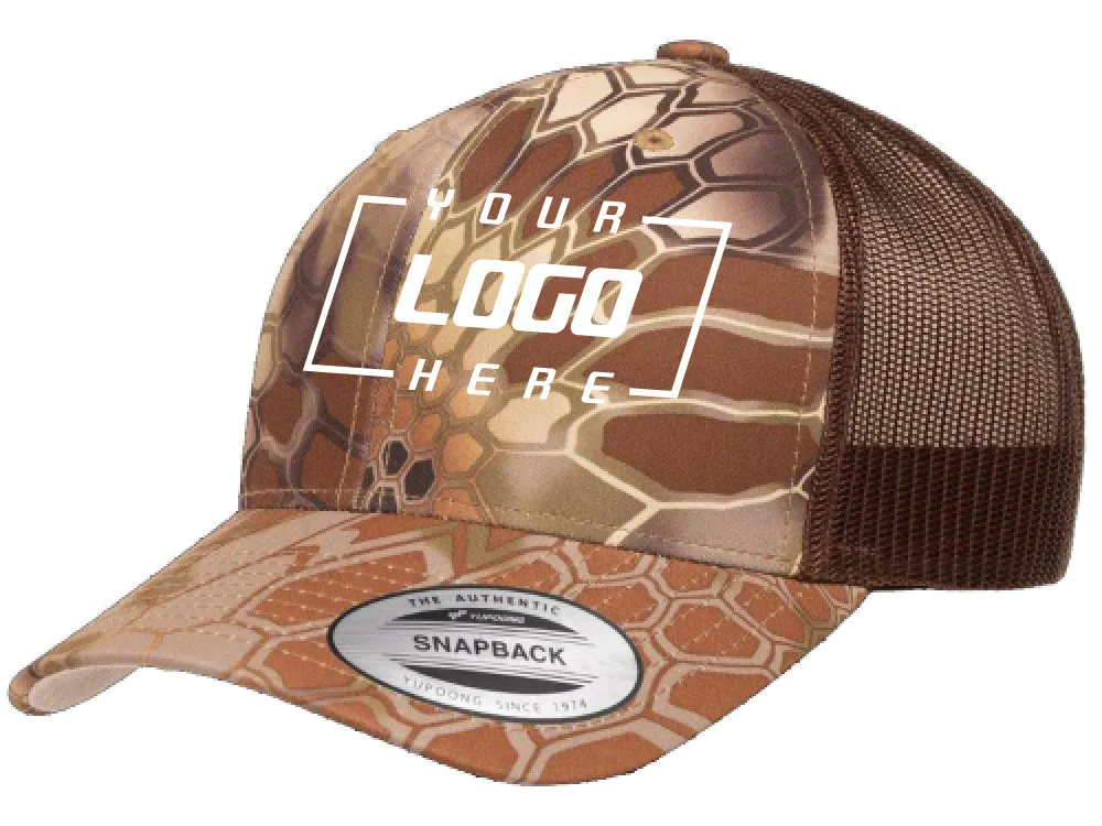 Flexfit Kryptek Trucker Hat - Brown