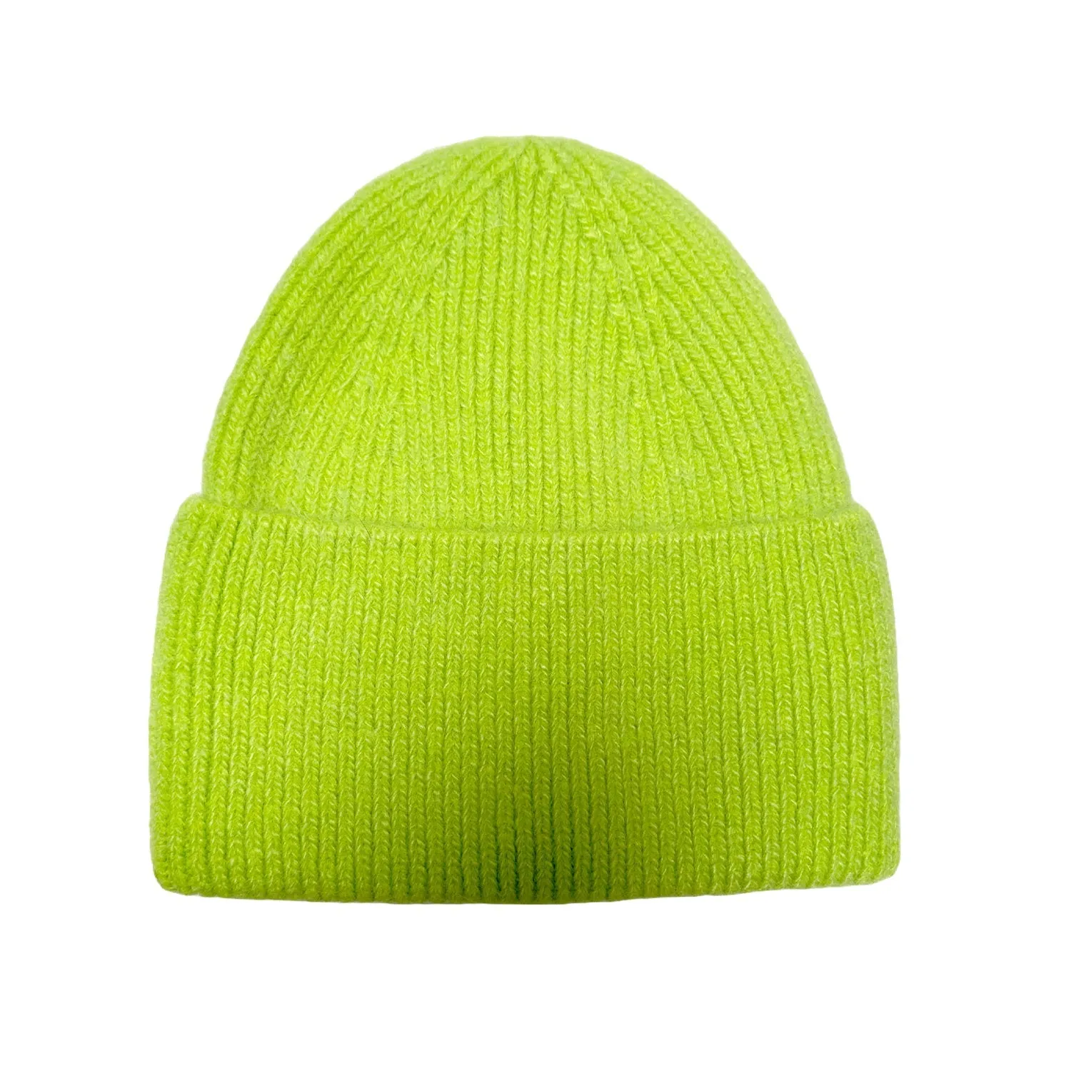 FLOOF Women's Wool Hat in Bright Green, O/S