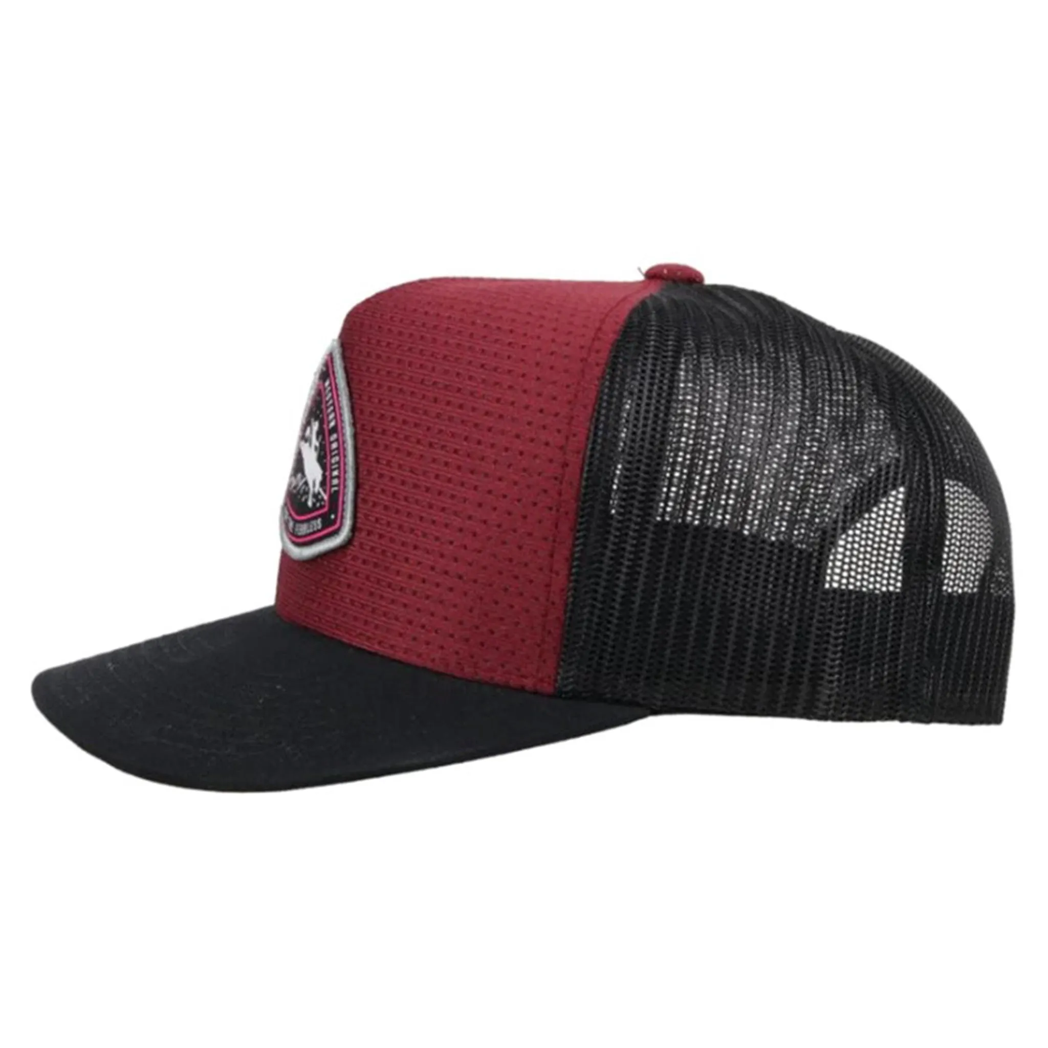 Hooey Maroon/Black Summit Cap