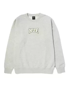 Huf Home Team Crewneck Heather Grey