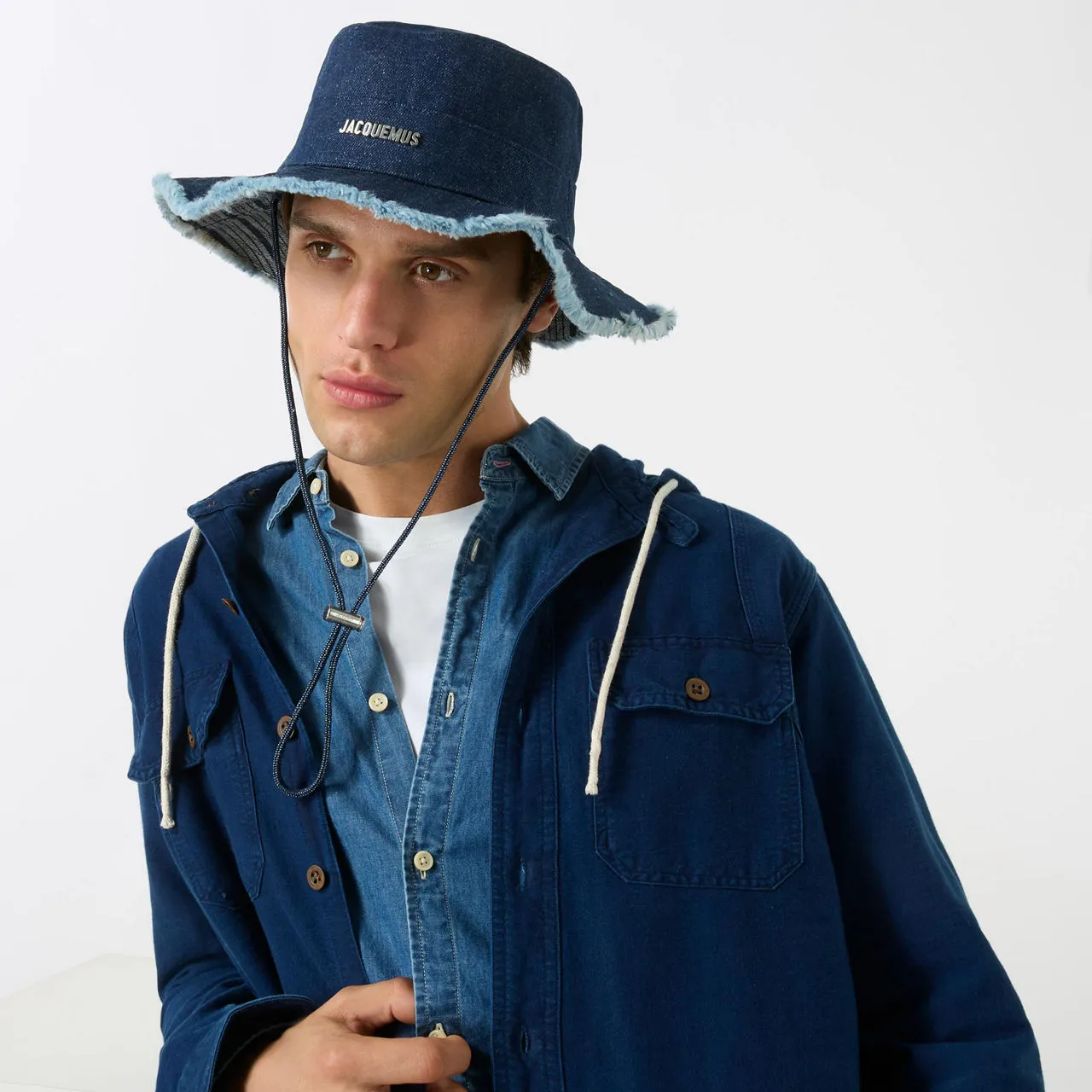 JACQUEMUS Le Bob Artichaut Bucket Hat - Navy