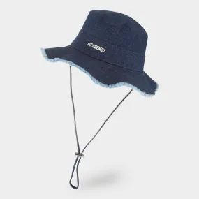 JACQUEMUS Le Bob Artichaut Bucket Hat - Navy