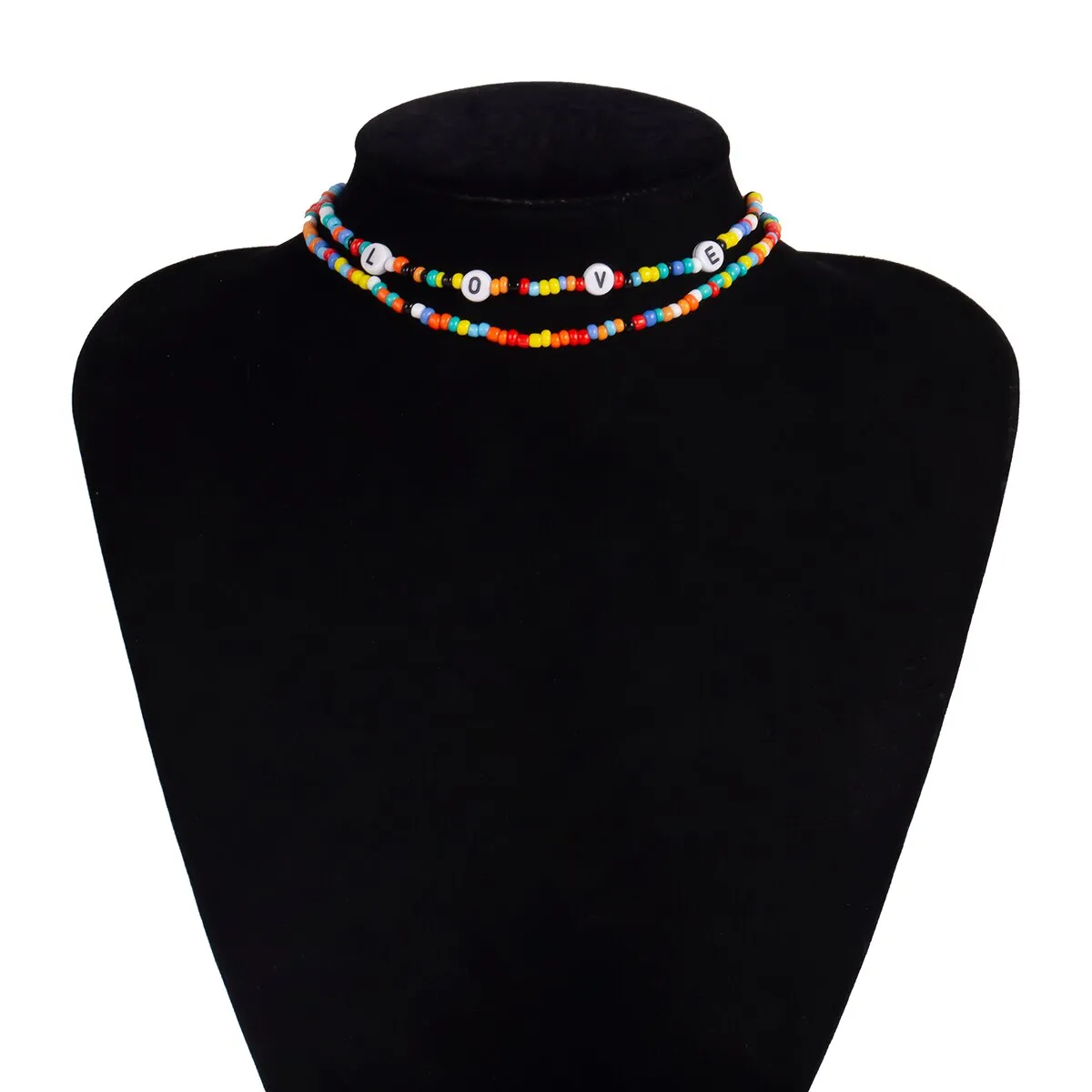 Korean Small Beaded Conch Shell Choker Necklace