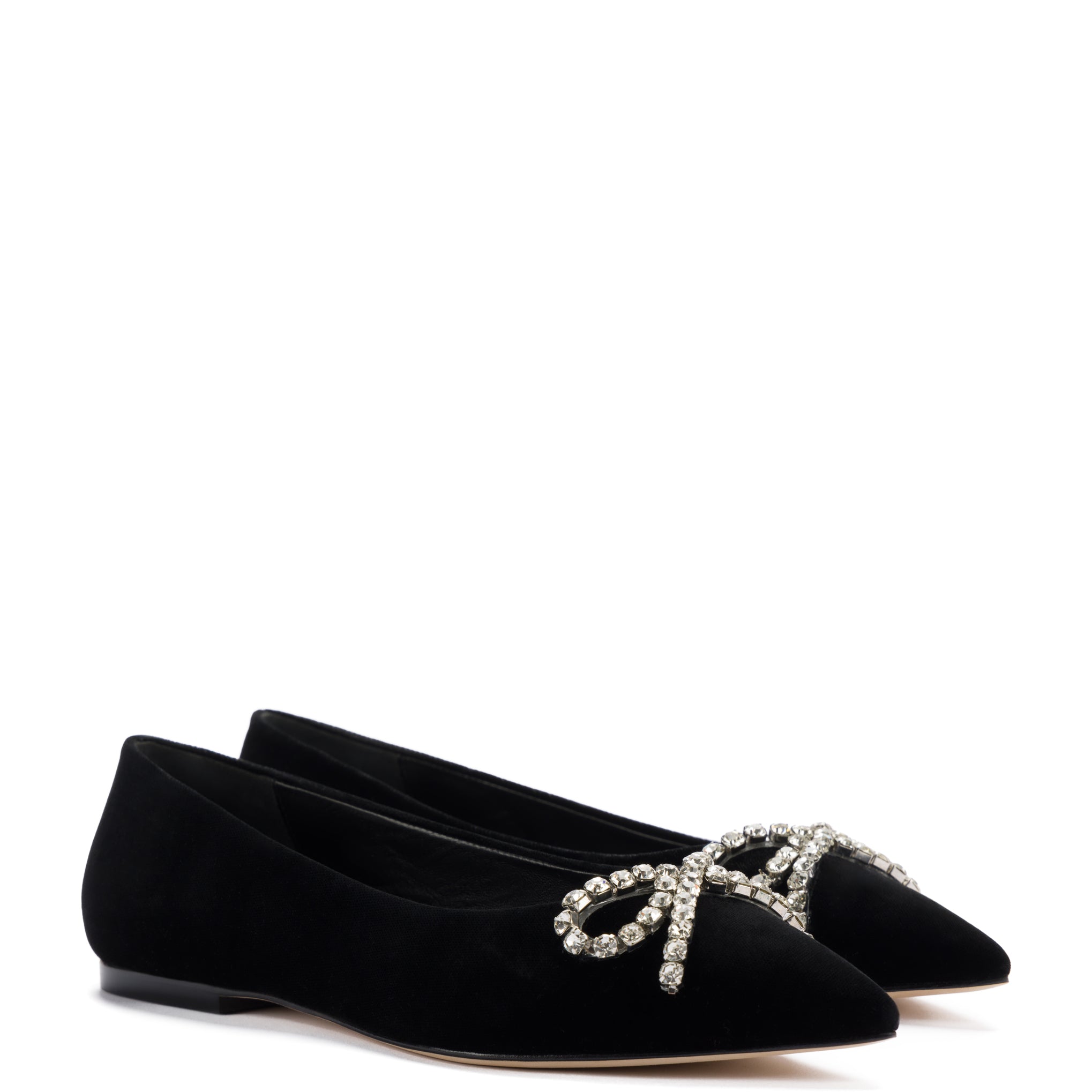 Lee Flat In Black Velvet