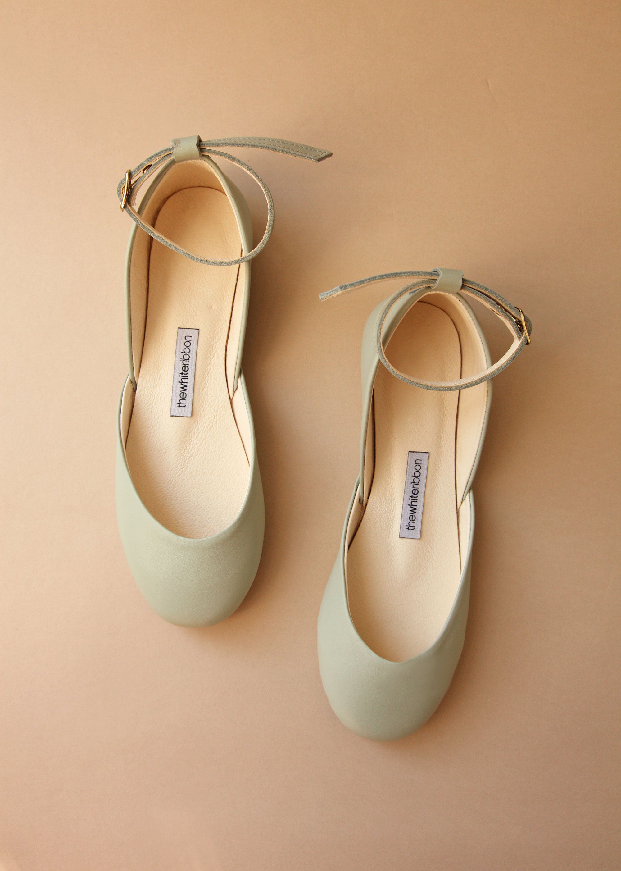 LUNA BALLET FLATS – PASTEL MINT