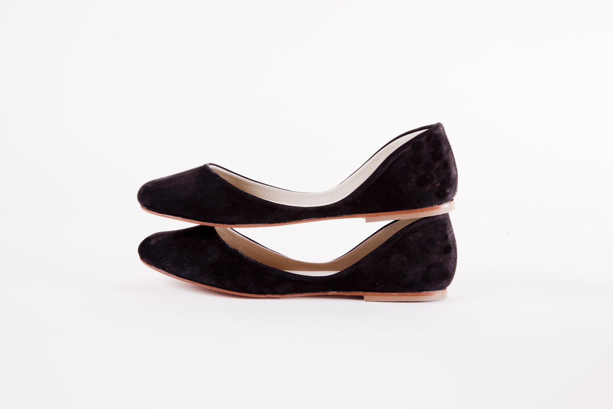 MILA BALLET FLATS – BLACK NUBUCK