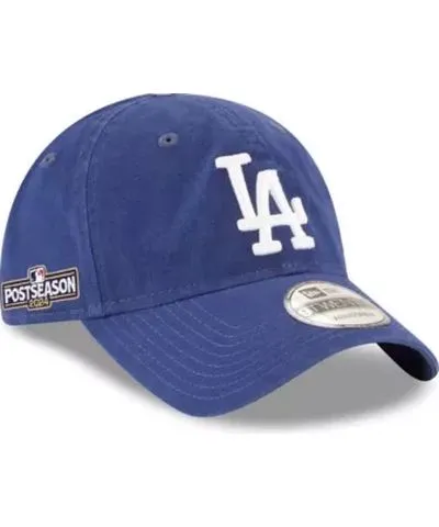 New Era Men's MLB Los Angeles Dodgers 2024 MLB season Side Patch 9TWENTY Adjustable Hat