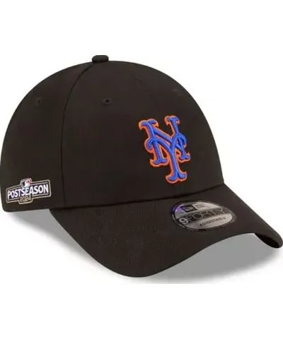 New Era Men's MLB New York Mets 2024 MLB season Side Patch 9FORTY Adjustable Hat