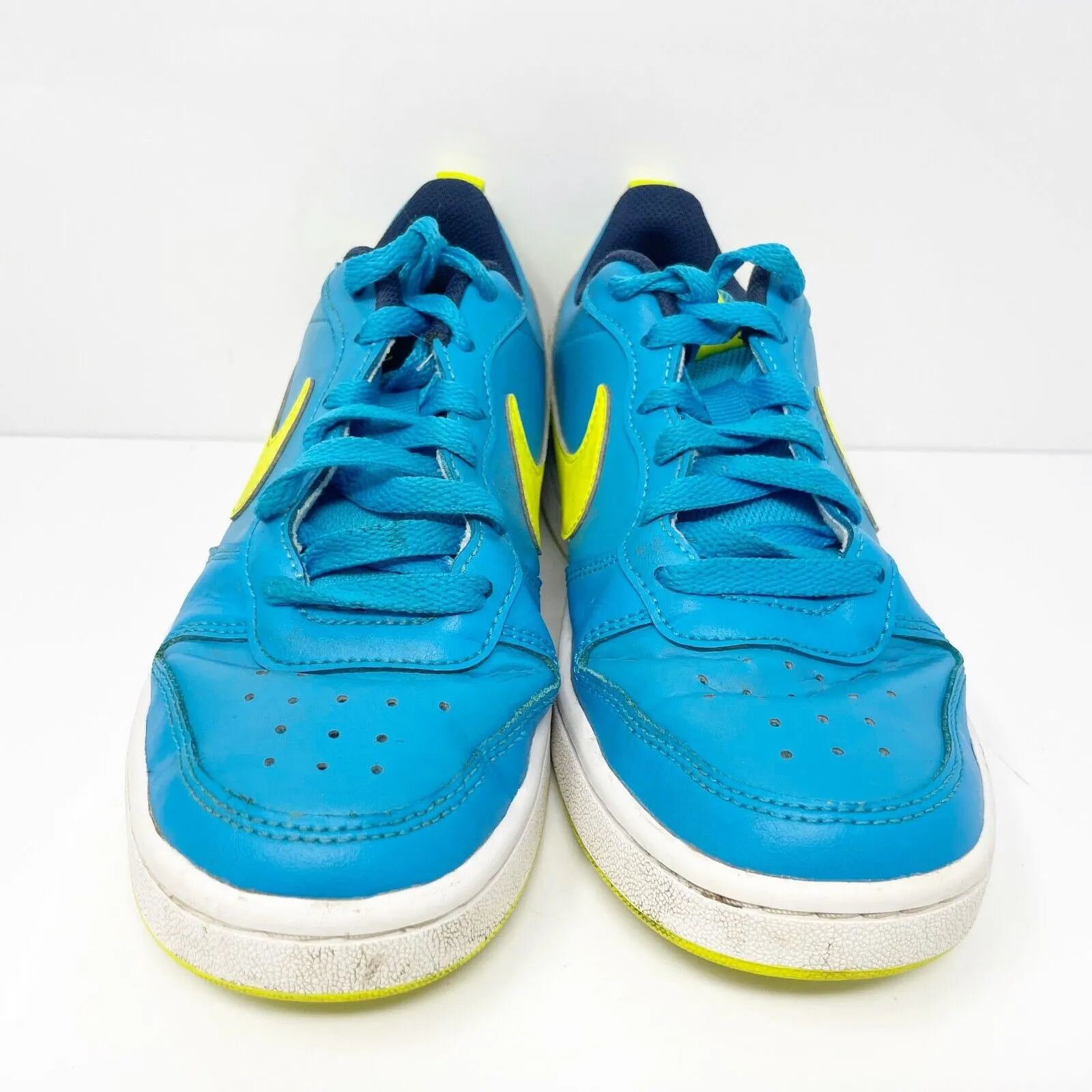 Nike Boys Court Borough Low 2 BQ5448-400 Blue Casual Shoes Sneakers Size 5Y