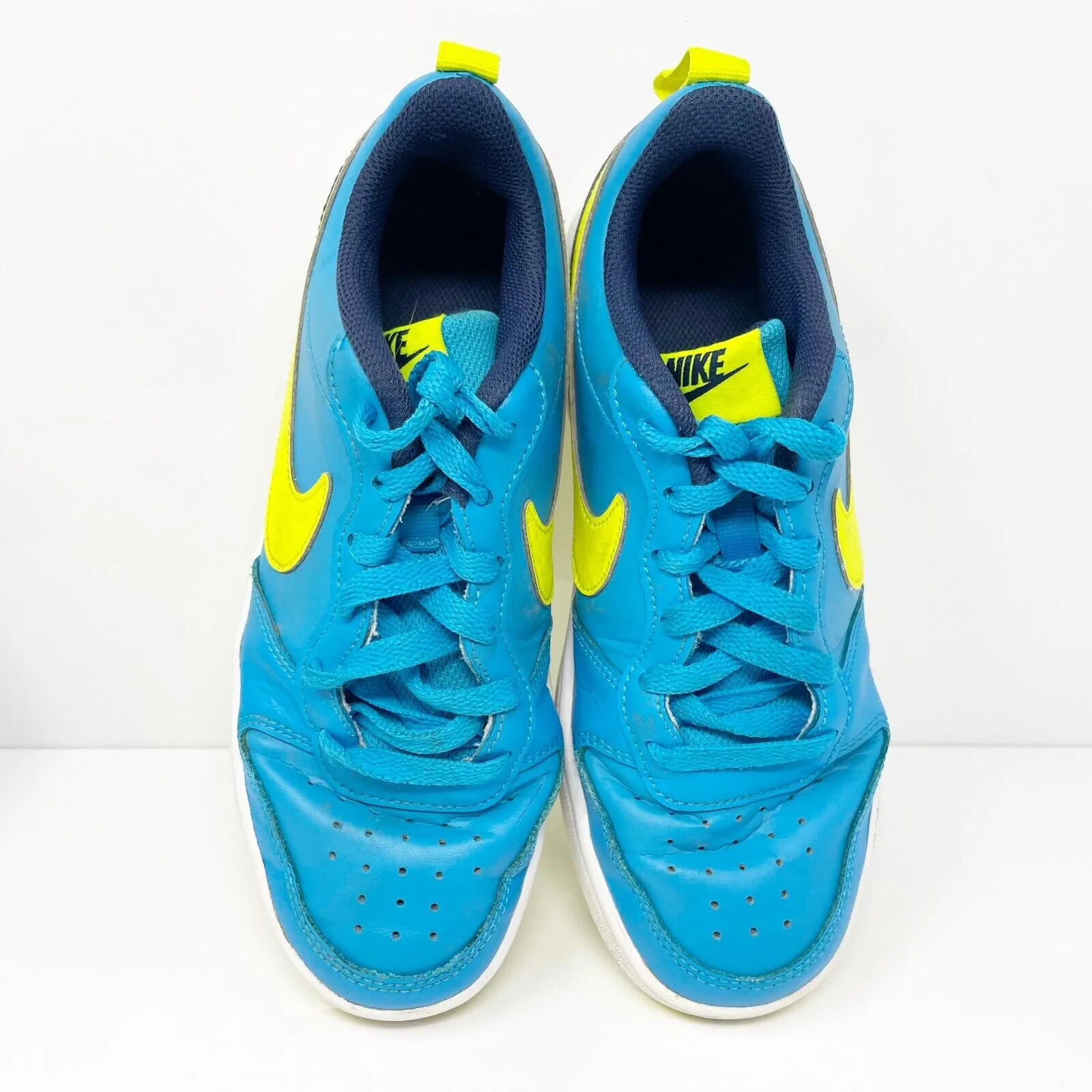 Nike Boys Court Borough Low 2 BQ5448-400 Blue Casual Shoes Sneakers Size 5Y