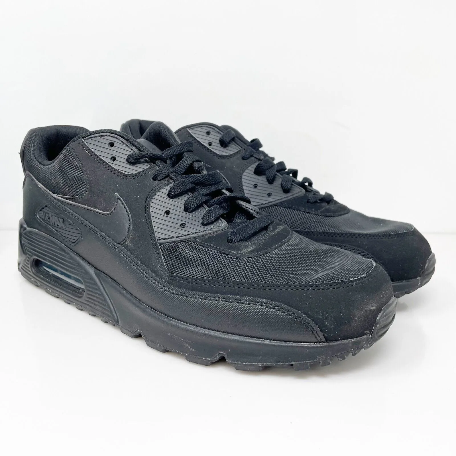 Nike Mens Air Max 90 537384-090 Black Casual Shoes Sneakers Size 13