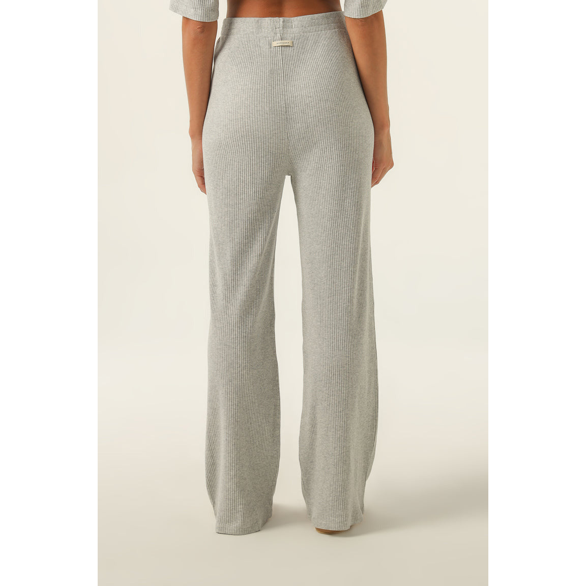 Nude Lucy- Nude Lounge Ribbed Pant in Grey Marle