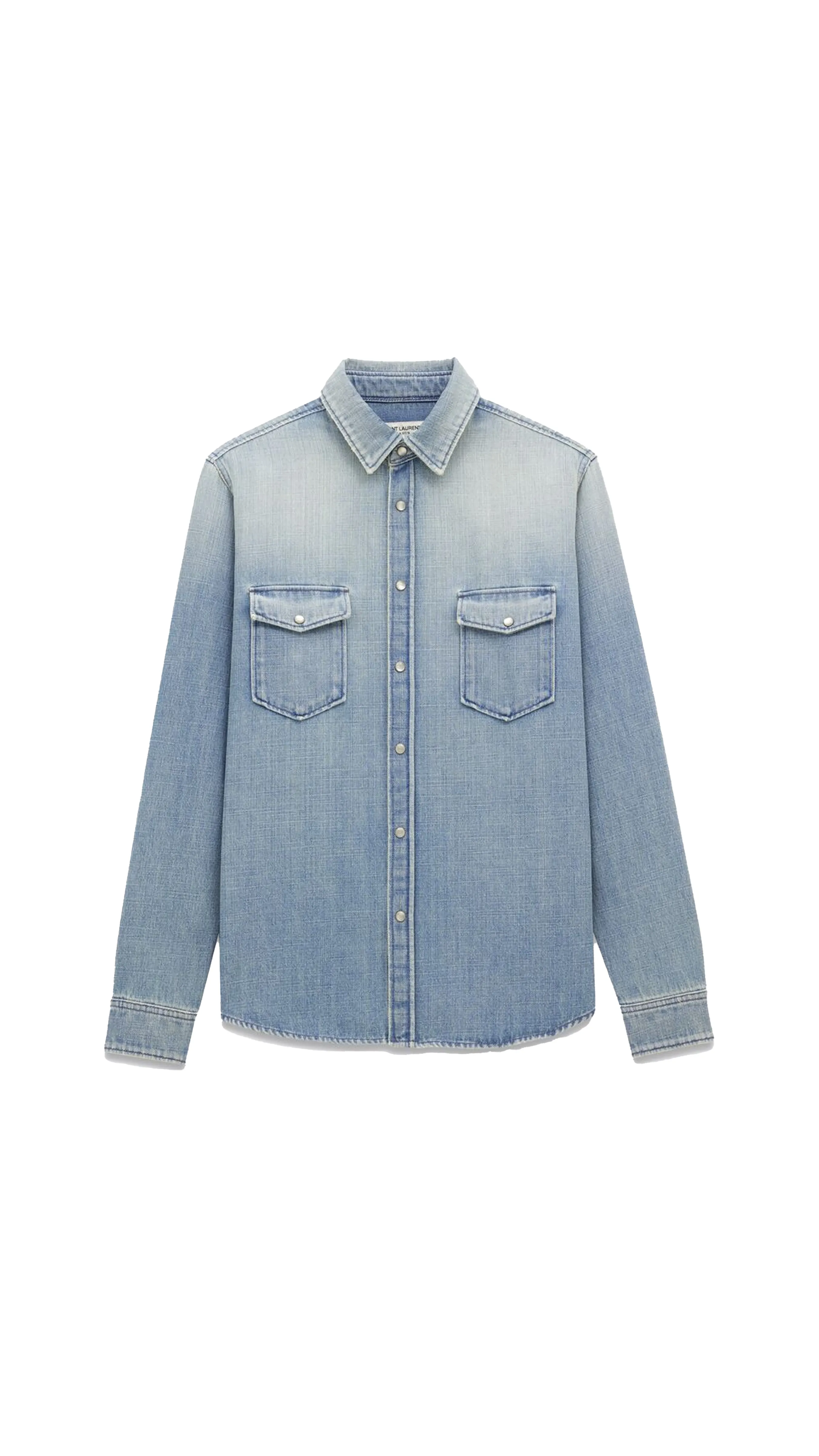 Oversized Shirt - Light Blue Denim