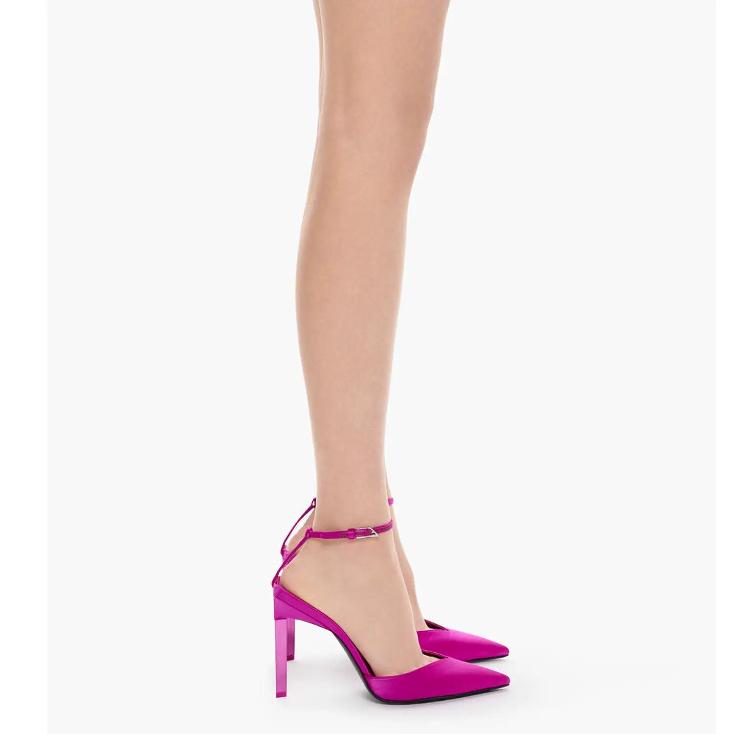 Perine Pump Satin 105, Fushia