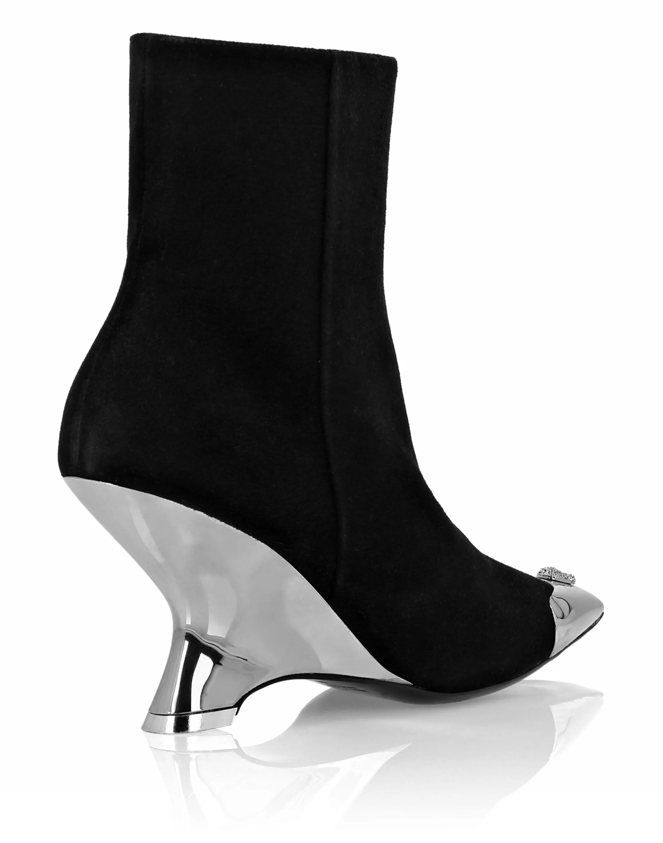 PHILIPP PLEIN Suede Boots Wedge