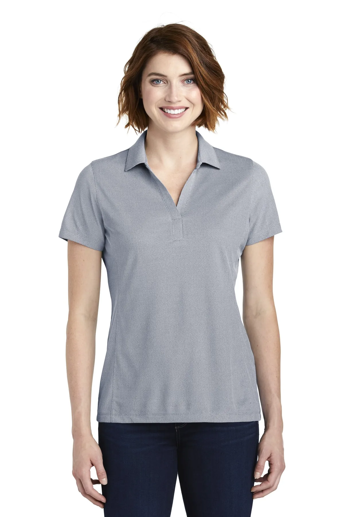 Port Authority Clothing LK582 Port Authority  Ladies Poly Oxford Pique Polo SKU: LK582