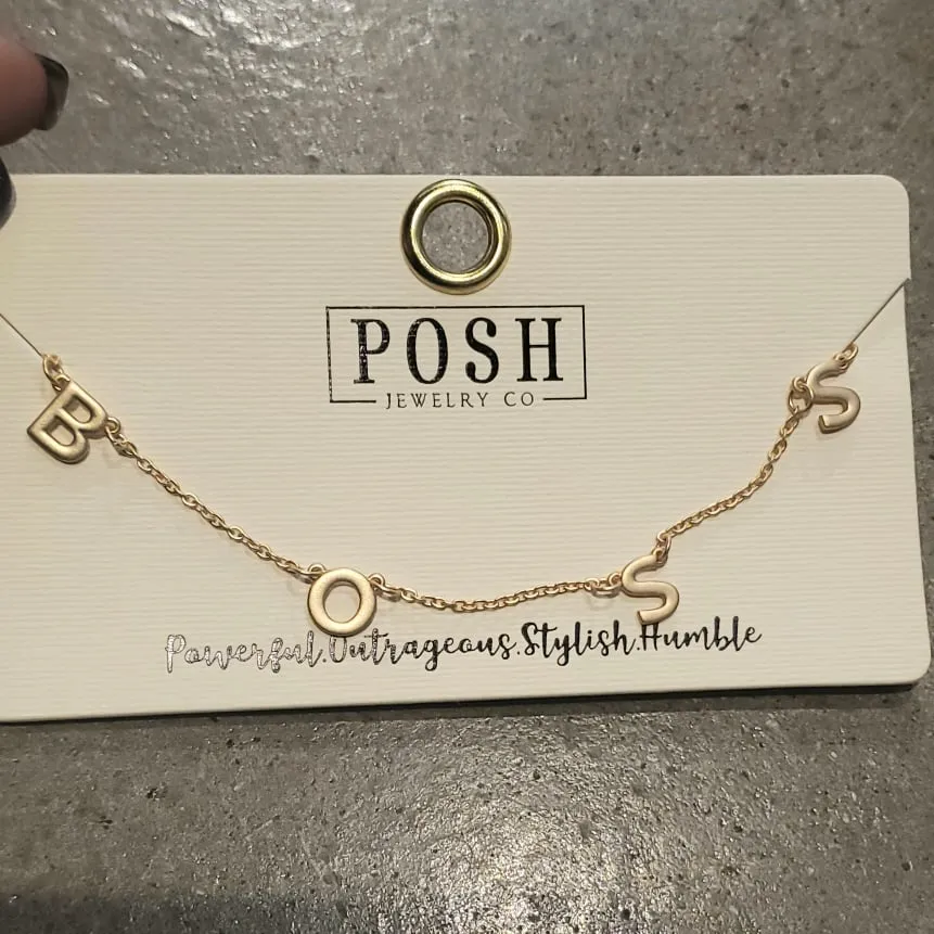 POSH Boss Gold Necklace