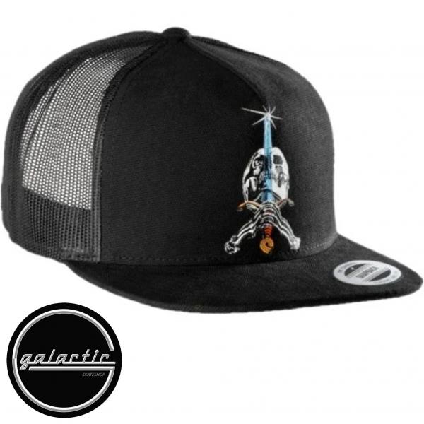 Powell Skull and Sword Trucker Hat