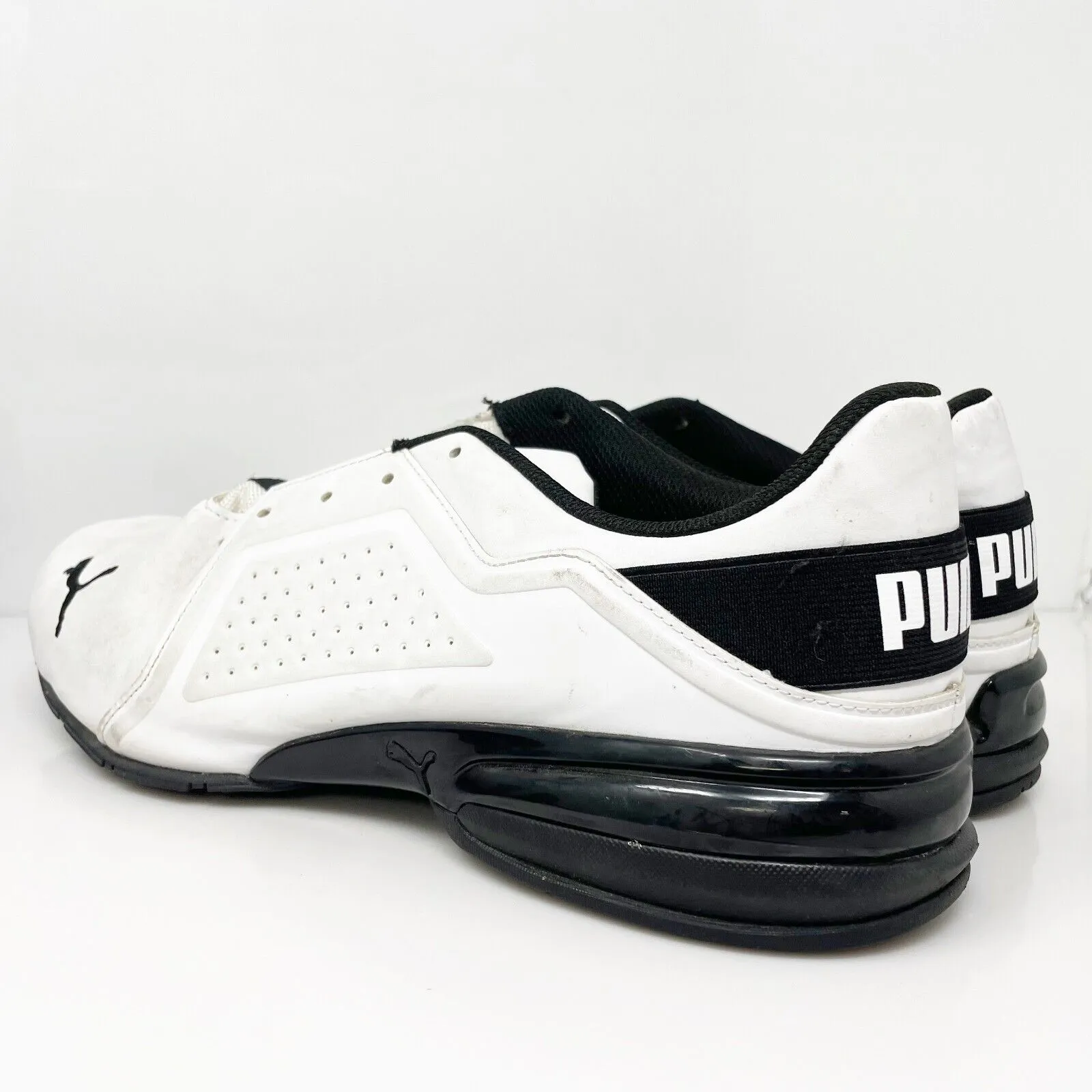 Puma Mens Viz Runner 194162-01 White Casual Shoes Sneakers Size 13