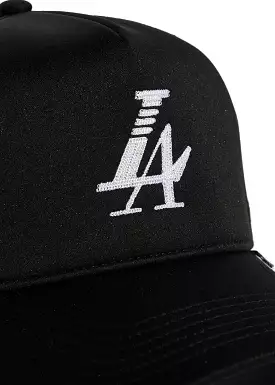 Reference PARADISE LA TRUCKER Hat (BLACK)