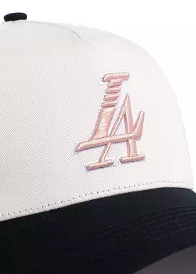 Reference PARADISE LA TRUCKER Hat (CREAM/BLK/PINK)