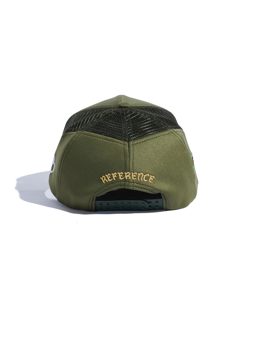 Reference PARADISE LA TRUCKER Hat (OLIVE)