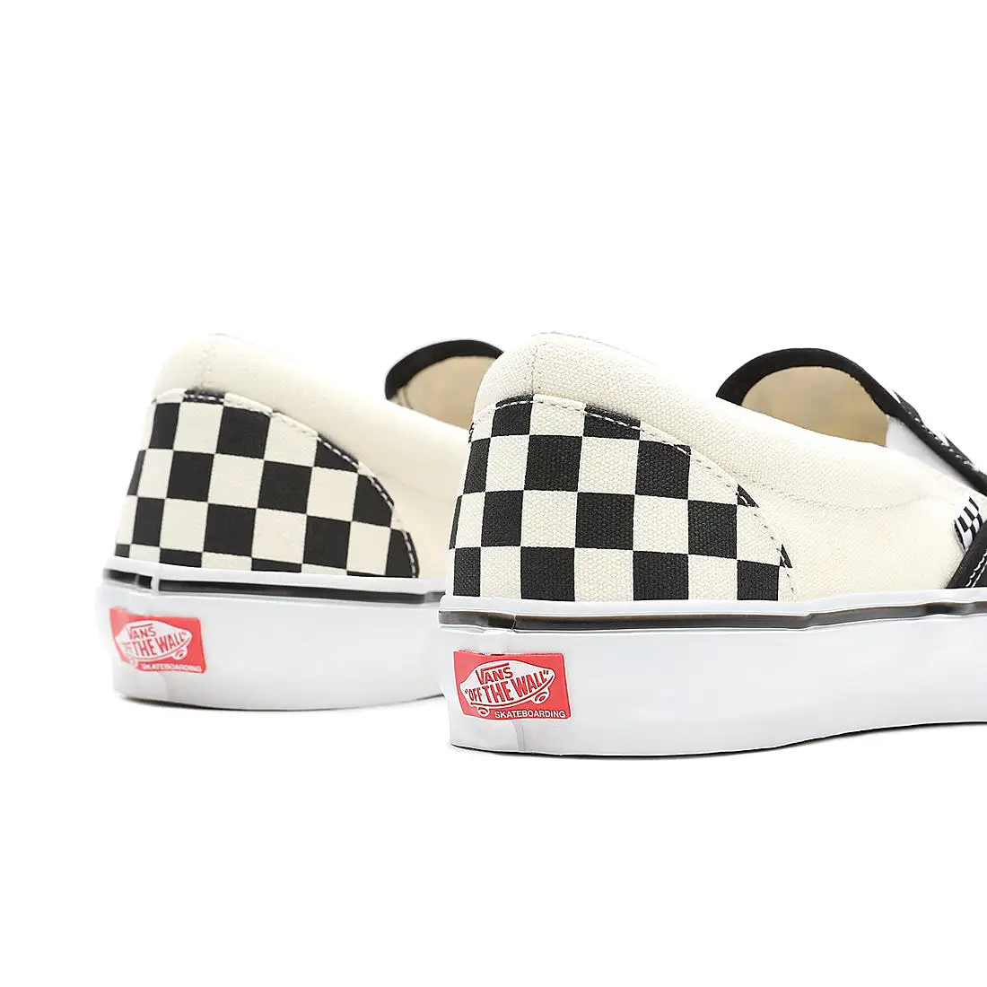 SKATE SLIP-ON CHECKERBOARD BLACK