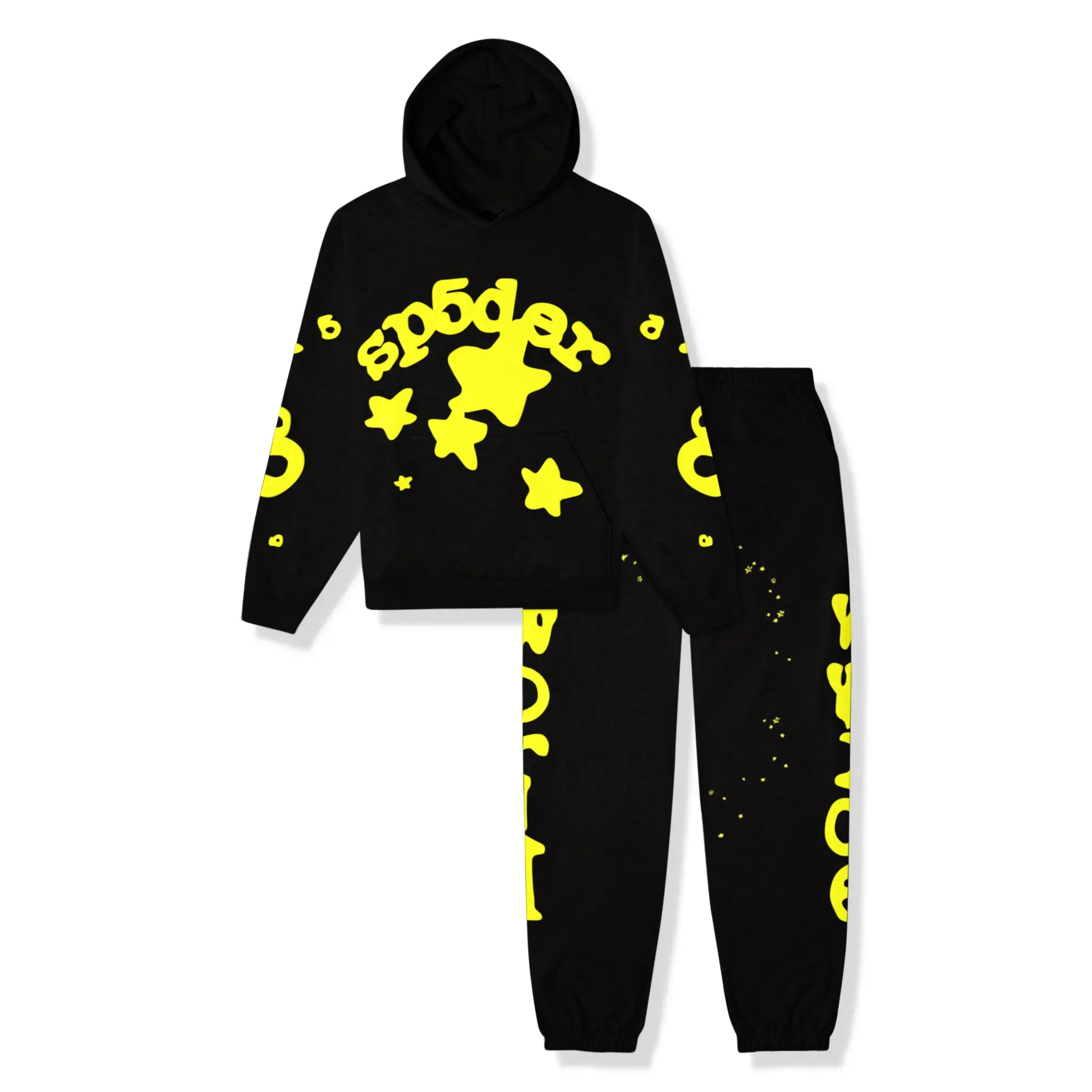 Sp5der Beluga Onyx Yellow Tracksuit