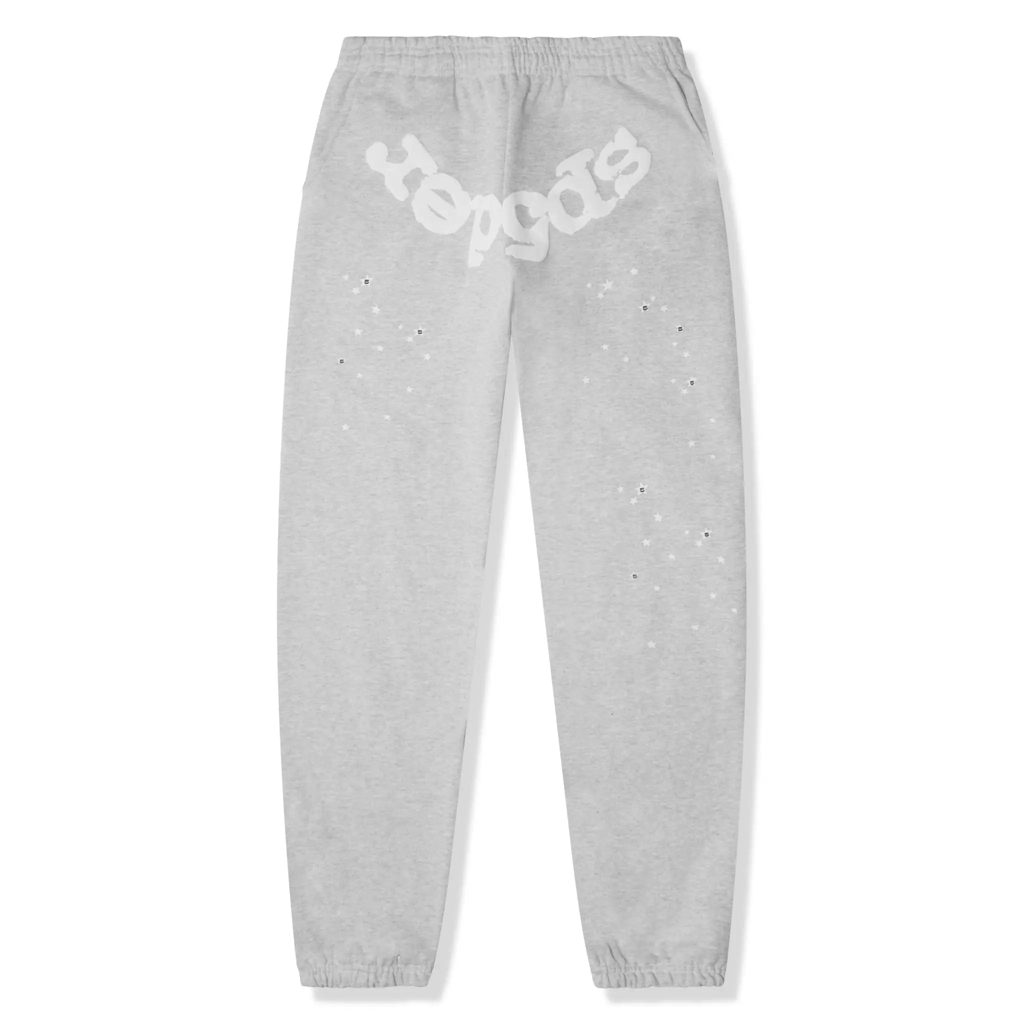 Sp5der OG Web Heather Grey Tracksuit